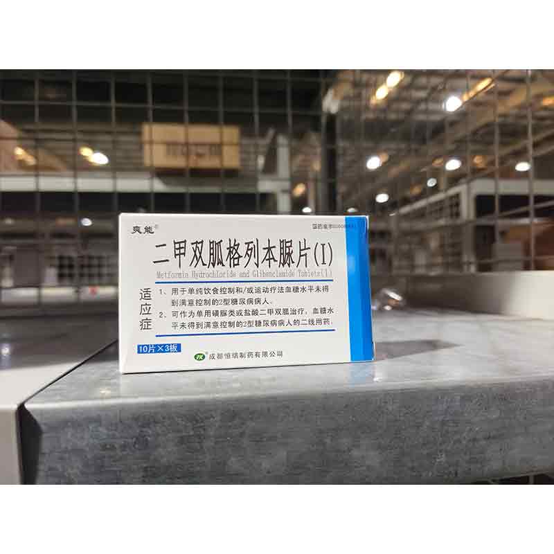 二甲双胍格列本脲片（I）